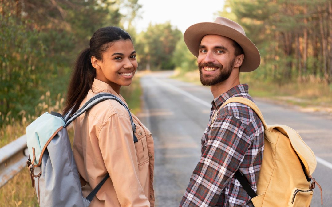 youngsters smiling - traveling with braces